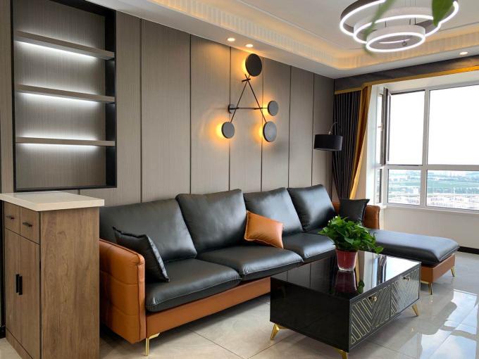 Panel de pared integrado de PVC Pared de fondo interior ecol&oacute;gica 1