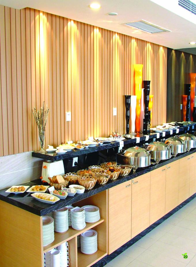 Panel de pared integrado de PVC Pared de fondo interior ecol&oacute;gica 2