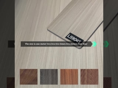 Panel de chapa de madera de fibra de carbón de bambú Marmol paneles de pared de PVC aislamiento térmico antiestático