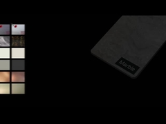 Chapa de madera de fibra de carbón de bambú, mármol, estilo lujoso, ligero, personalizado, profesional, entrega rápida