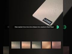 Decoración de interiores Nuevo material bambú carbón madera chapa de cristal de carbono metal