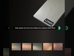 Ventas directas de fábrica materiales decorativos sin pintura de metal de bambú carbón de madera paneles de chapa