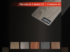 Fabrica personalizada impermeable y resistente al fuego nuevo material de decoración madera grano de bambú paneles de madera de carbón