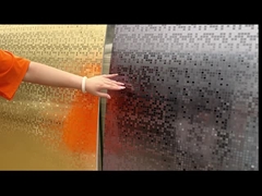 Interiores impermeables mosaico decorativo de bambú carbón de madera paneles de chapa