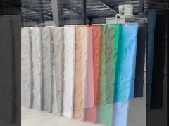 Nuevo producto de imitación de la piel de piedra de pu panel de pared de roca