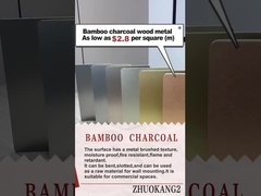 Venta caliente de alta calidad de cartón de cristal de carbono a prueba de fuego de bambú de carbón de metal de cartón de chapa