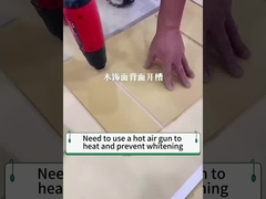 Arrancamiento y flexión de esquinas de paneles de chapa de madera