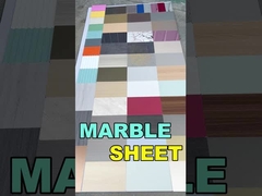 Panel de pared de mármol interior de 8 mm de fibra de madera de bambú a prueba de fuego