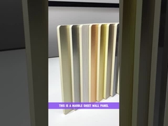 Pantalones de pared de chapa de mármol