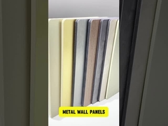 Panel de pared de fibra de metal de bambú de carbón ecológico para diseño de interiores modernos