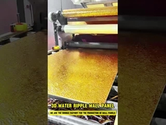 Panel de pared de ondas de agua 3D