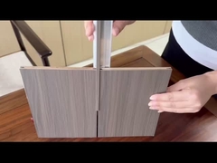 Enlace de líneas metálicas de paneles de pared de PVC