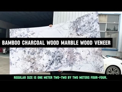 Paneles de PVC de mármol de bambú de carbón de madera de mármol de madera de chapa