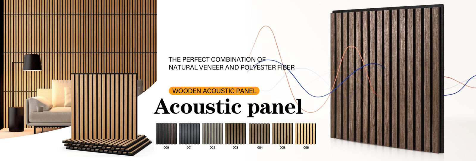 Panel de pared de decoración de interiores