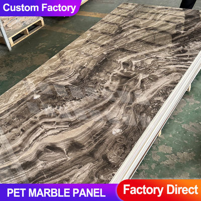 PET MARBLE PANEL BAMBOO WOOD Fibre FOR INTERIOR WALL PANEL