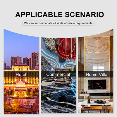 Hotel Chain Same Style Wood Grain SPC Wall Panel Seamless Locking Waterproof Interior Decoration Board for Bathroom