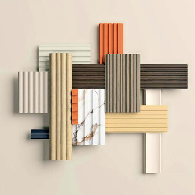 Interior WPC Wall Panel Sound-Absorbing & Moisture-Proof For Living Room Bedroom