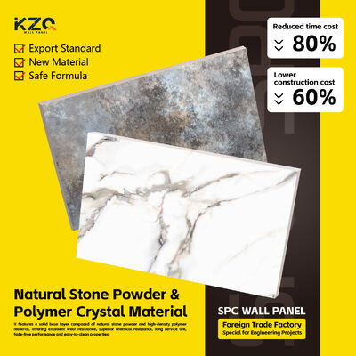 SPC Wall Panel Marble Sheet Interior Decorative Panels for Bathrooms or stairwells