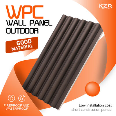 New Stock Arrival Premium Wpc Fluted Wall Panel 3D wall panel For Indoor Home Decoration