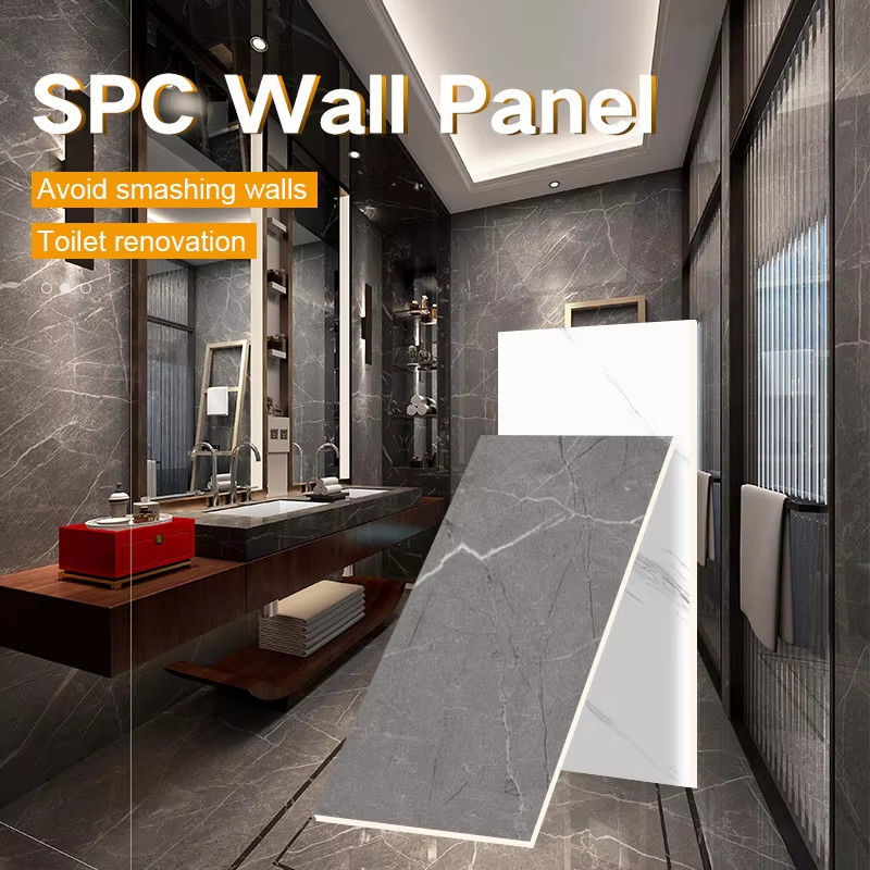 Bathroom SPC Wall Panel Marble Board Stone Plastic Wall Panel Interior Decorative Panel