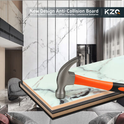 Nuevo producto Panel de pared de fibra de madera de bambú sin pintura, anticolisión, impermeable, a prueba de humedad, fácil de instalar para pasillos de hotel