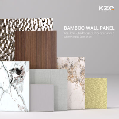 Nuevo panel de pared de carbón de bambú impermeable a la humedad para decoración interior