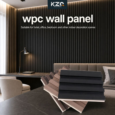 Panel de pared 3d de fibra de bambú ecológico Panel de pared de WPC para uso doméstico