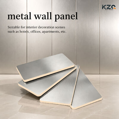 Panel de pared de metal moderno resistente al fuego resistente al agua carbón de bambú Panel de pared
