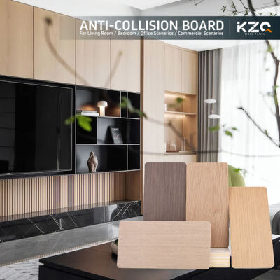 Panel de pared con textura de madera, chapa de madera de carbón de bambú para techo decorativo interior