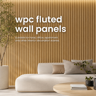 El panel de pared a prueba de humedad e incombustible de WPC respetuoso del medio ambiente para el tablero de decoración interior