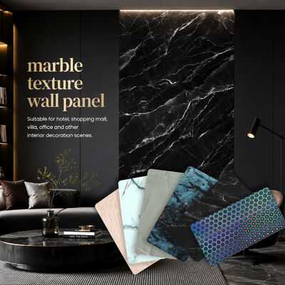 Panel de pared de fibra de madera de bambú Panel de pared de metal decorativo para interiores
