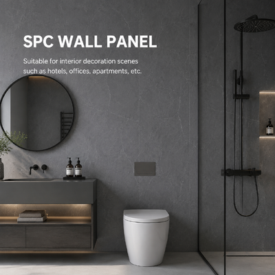 Los paneles de pared SPC son impermeables y resistentes a la llama.
