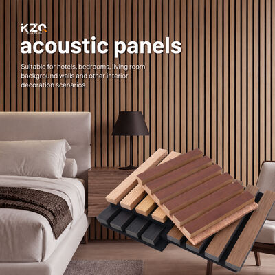 Fabrica de paneles acústicos de madera al por mayor Paneles acústicos de fibra de poliéster para hoteles