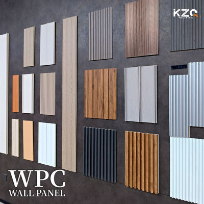 Panel de pared de color sólido soportado por OEM Panel de pared de WPC para decoración de dormitorios de apartamentos